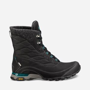 Teva Sugarfrost Insulated Waterproof Damen Stiefel Schwarz (Österreich)